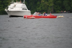 Boat Car on the River