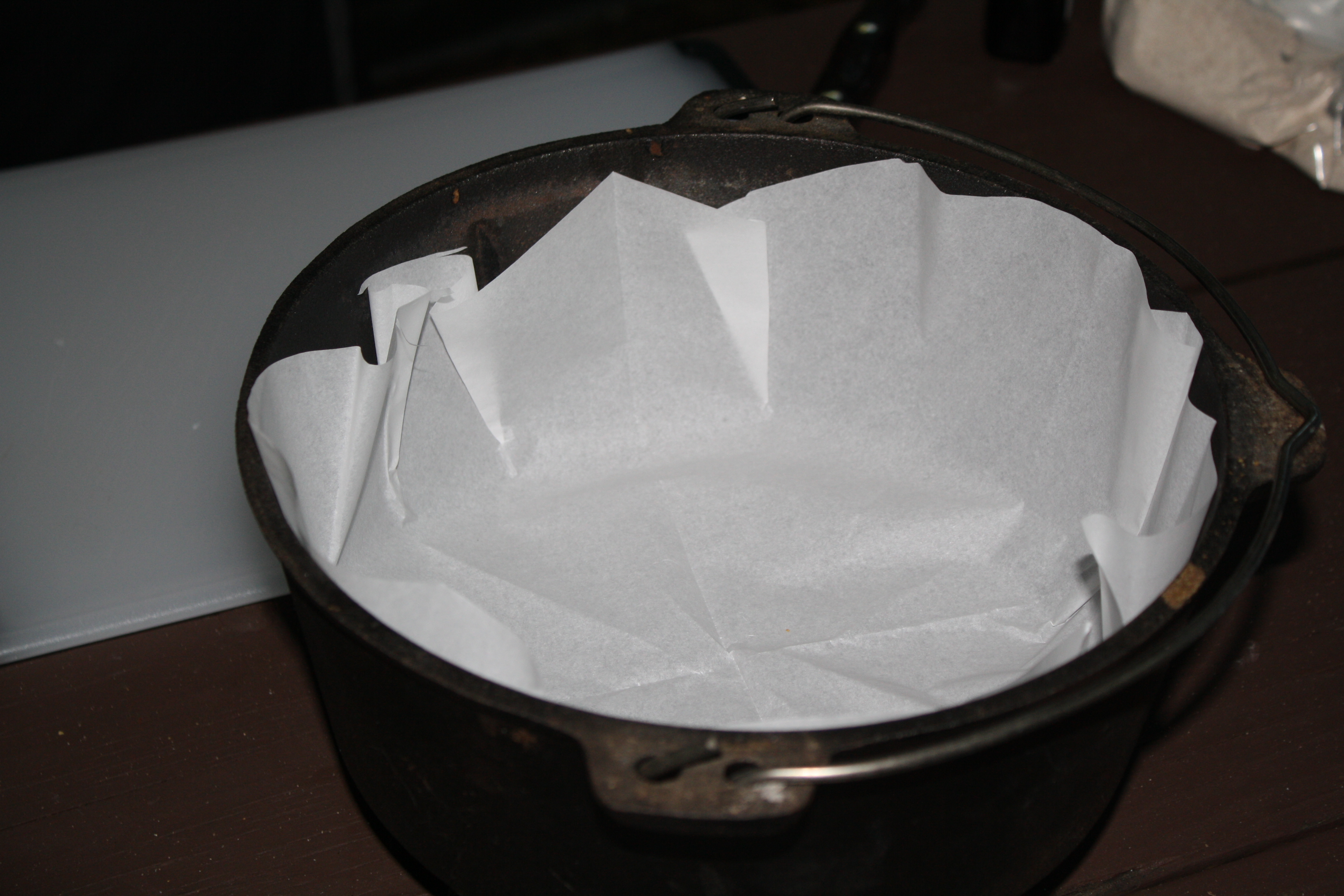Make your own parchment dutch oven liner