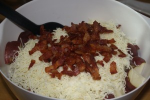 Cheesy Bacon Ranch Dutch Oven Red Potatoes