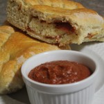 Dutch Oven Calzones with Dipping Sauce